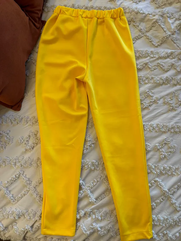 Pull On Yellow Trouser Size M - Image 2