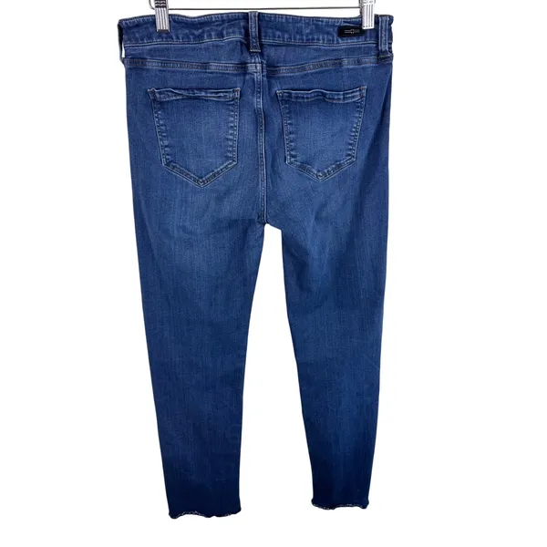 Liverpool Los Angeles Skinny Jeans Womens 10 Lakewood Med Mid‎ Wash Selvage Hem - Image 2