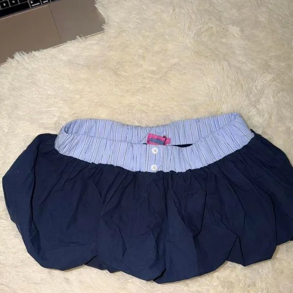 Edikted Janey Bubble‎ Cotton Mini Skort Size Small NWOT - Image 2