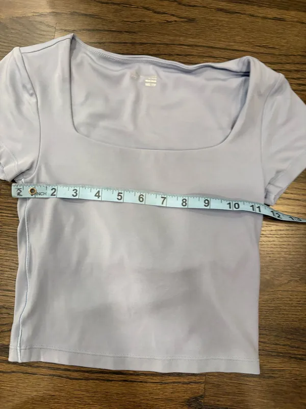 OFFLINE by Aerie Square Neck Top Blue - Image 2