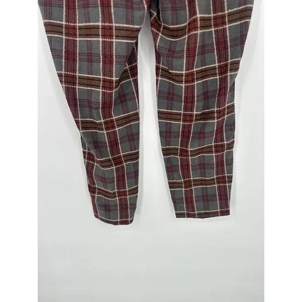 Express Columnist Ankle Pants Womens Size 18R Plaid Pockets Mid Rise‎ Preppy - Image 4