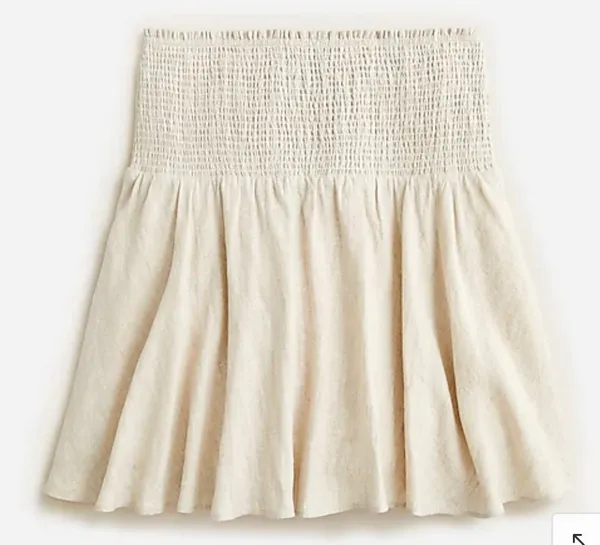 J. Crew Linen Mini Skirt - Image 2