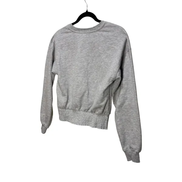 Disney Women's Alice Wonderland Graphic Crewneck Sweatshirt Heather Gray M - Image 6