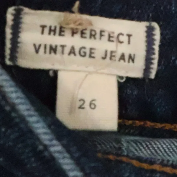Madewell The Perfect Vintage Jean Womens Size 26 Dark Wash High Rise Denim Mom - Image 4