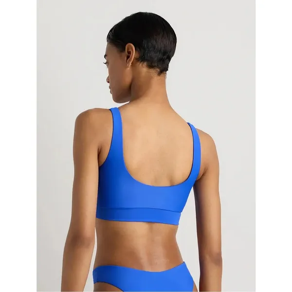 NWT Quince Electric Blue Italian Tank Bikini Swim Suit Top Women's Size Small - Image 2