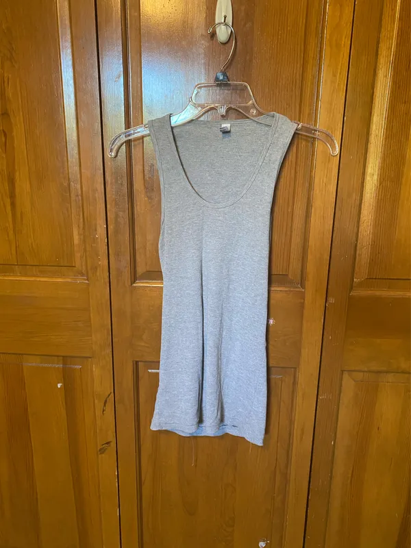 Gray American Apparel Tank  - Image 4