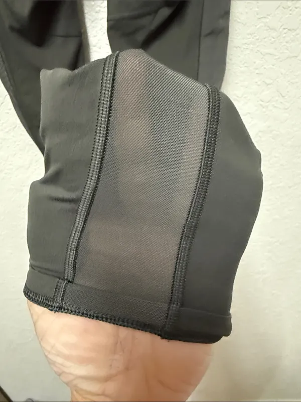 GYMSHARK Olive Green Mesh Placement High-Rise Performance Leggings - Image 11