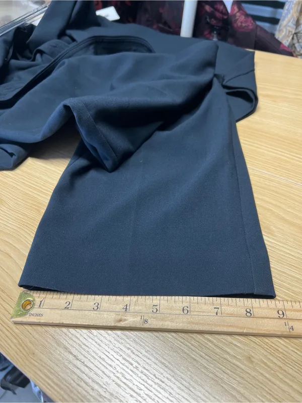 Anthropologie Navy Paperbag-Waist Tailored Trousers - Image 16