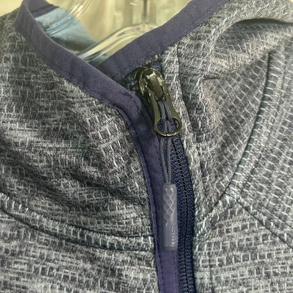 The North Face Women's Asymmetrical Full Zip Fleece Jacket‎ Blue Heather Size M - Image 4