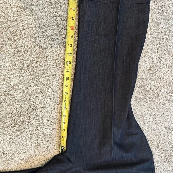 Harvé Benard Baggy Wide-Leg Trousers | Size 12 | Classic Workwear Quiet Luxury - Image 10