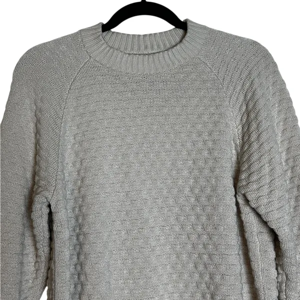 Lululemon Texture Play Sweater Cashmere Blend Ivory Size Medium - Image 2