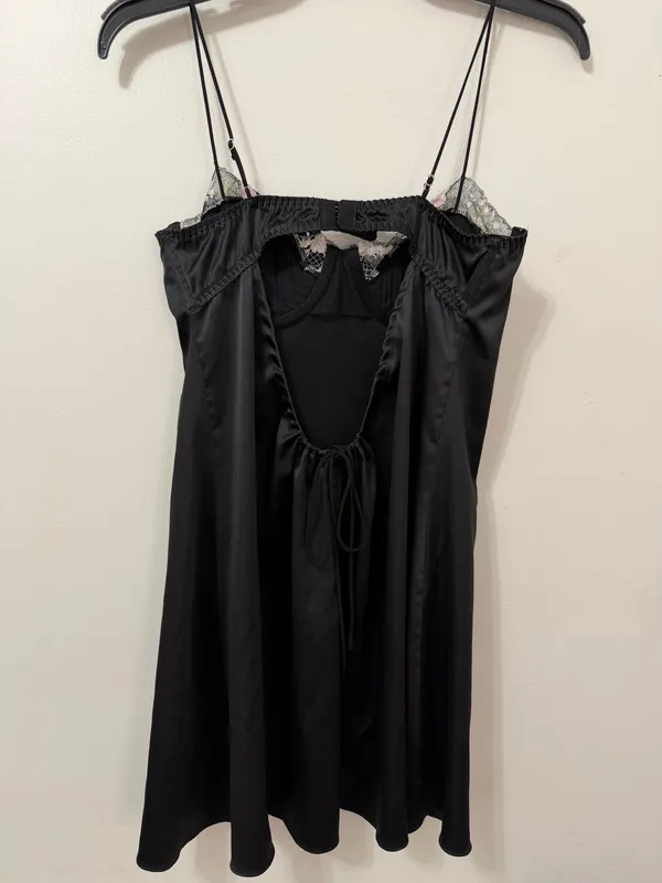 For Love and Lemons Satin Slip Dress - Image 4