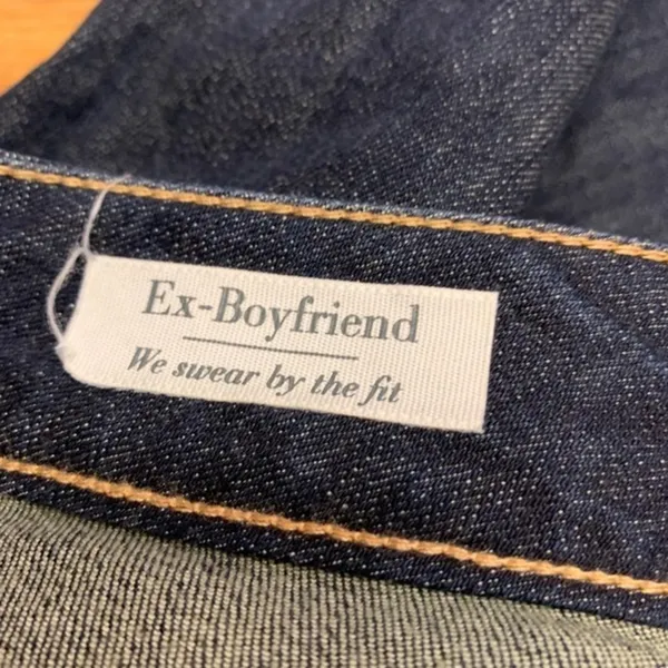 Torrid Ex-Boyfriend Jeans Womens 18 Blue Plus Size Crop Dark Wash Denim Straight - Image 4