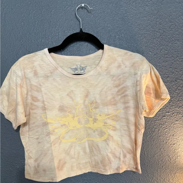Boys Lie White Crop Short Sleeve T-Shirt - Image 3
