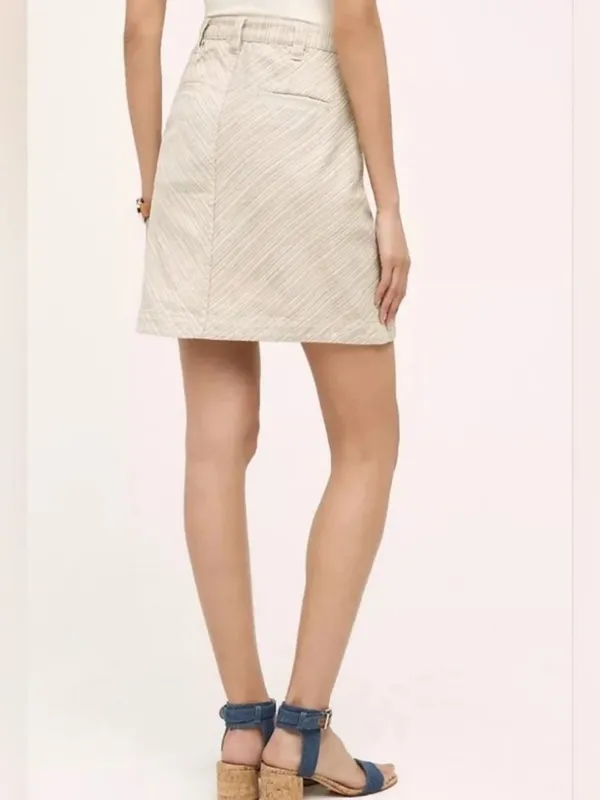 Pilcro & The Letterpress Anthro Pastel Striped Skirt - Image 9