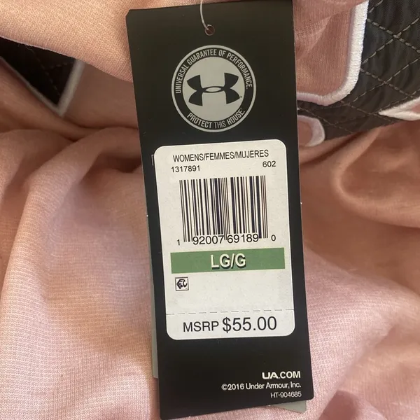 Under Armour Pink Cowl Neck Sweater‎ Size L - Image 4