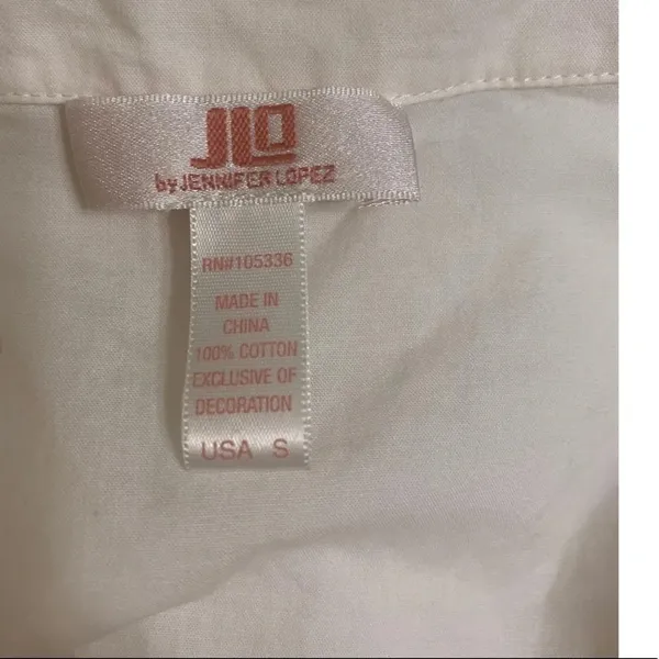 J Lo White Blouse - Image 6