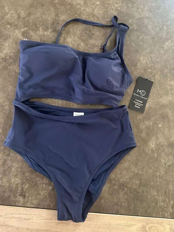 ® cut out one shoulder one piece swimwear - Image 3