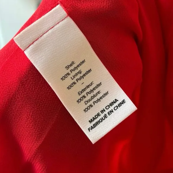 Cinq A Sept Red Bow Puff Sleeve Delilah Mini Dress Size 4 Small - Image 5