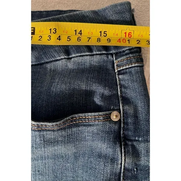 Seven7 for All Mankind Women's Tummyless High Rise Skinny Jeans 12 Regular - Image 7