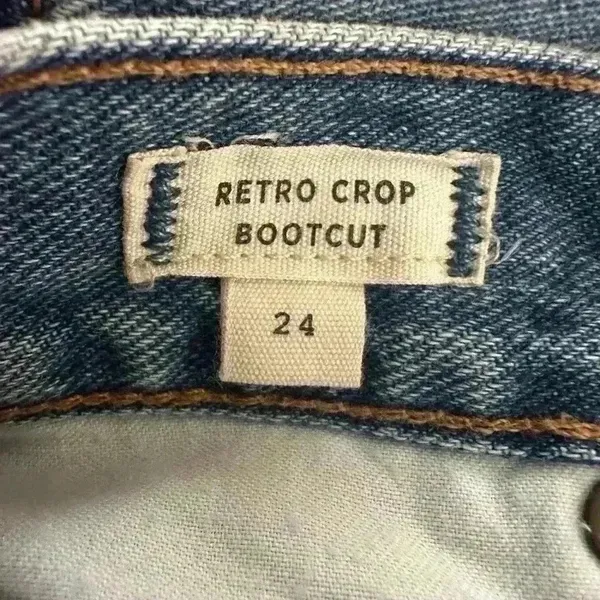Madewell Retro Crop Bootcut size 24 - Image 3