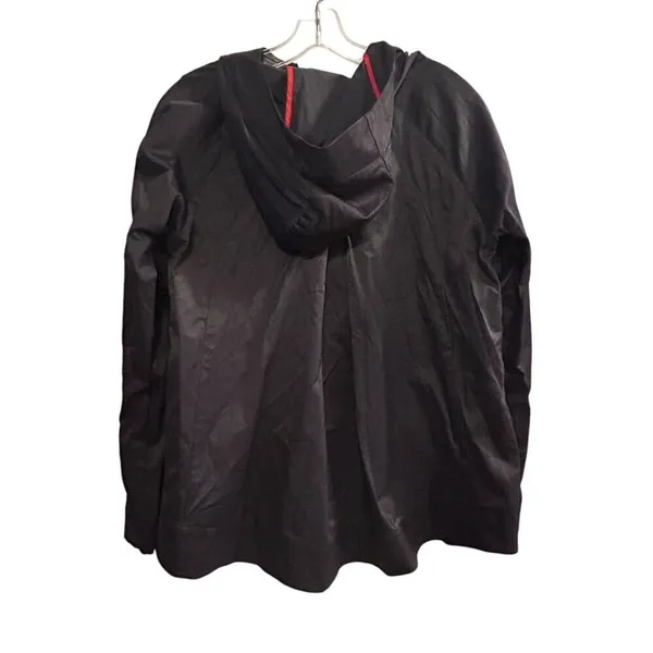Lilla P Women's Hooded Rain‎ Jacket Black Size S Casual Lightweight - Image 8