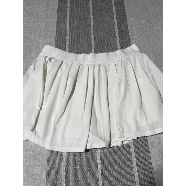 All in Motion Womens White Pleated Tennis Skort Athletic Skirt Size L PID-PR1438 - Image 4