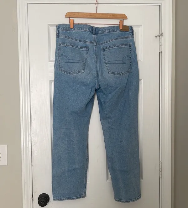 super hi rise ankle straight jean - Image 3