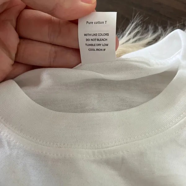 Source Unknown NWOT white "Make Money not Friends $" Graphic Tee T-shirt M - Image 4