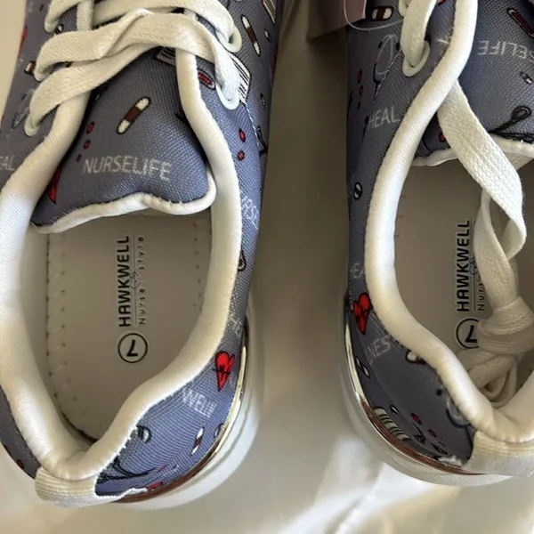 Hawkwell Sneakers Womens Size 7 Elena Purple Nurses Low Top Lace Up Sneakers NWT - Image 8