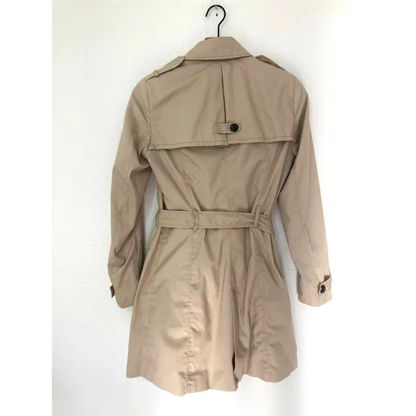 Stradivarius Beige Timeless Utility Minimalist Luxury Layering Trenchcoat Jacket - Image 11