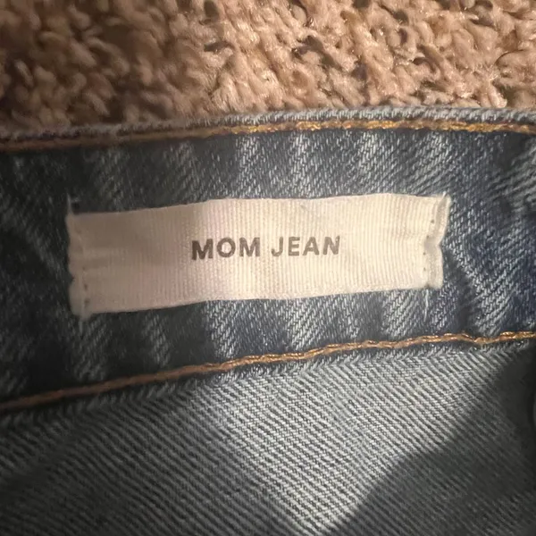 Cotton On Distressed‎ Mom Jeans Light Blue Wash Ripped Knee Casual Denim 30Waist - Image 2