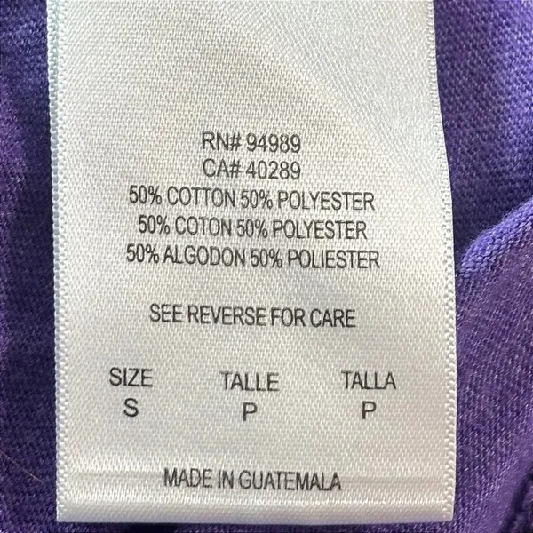 Campus Lifestyle Colorado Rockies MLB Purple V-Neck Graphic T-Shirt Womens Small - Image 2