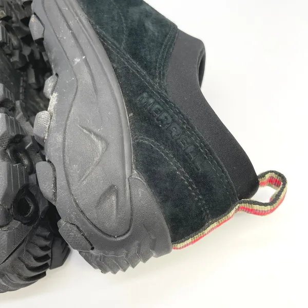 Merrell Womens Jungle Moc Suede Slip On Size 9.5‎ Black Comfort Gorpcore Minimal - Image 8