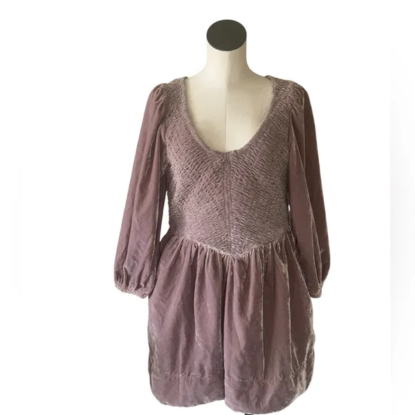 NWOT Free People Farrier Velvet Mini Dress - Image 2