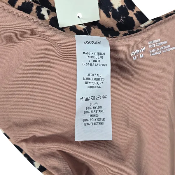Aerie Cheekier Animal Print Bikini Bottom‎ M NWT - Image 7