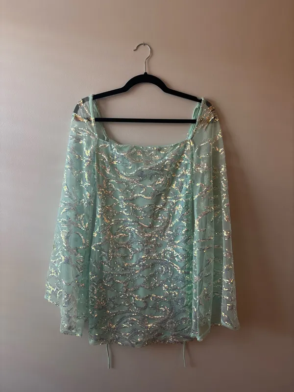Lucy in the Sky Dress Sequin Long Sleeve - Image 2