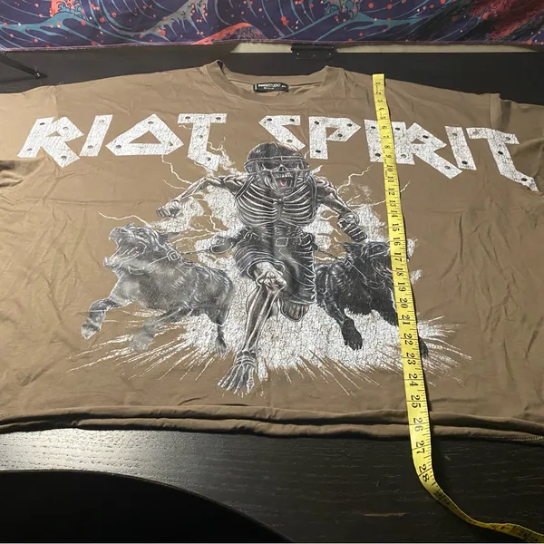 Studio Tan 'Riot Spirit' Graphic Tee - Image 5