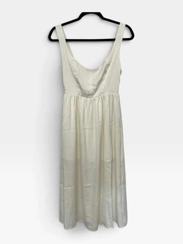 WeWoreWhat Corset Midi Dress Whisper White Sleeveless Size Small NWT - Image 5