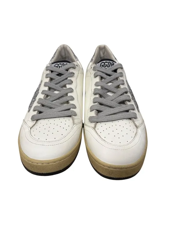 NEW Golden Goose Ball Star Leather Glitter Sneakers Size 36 US 6 - Image 4