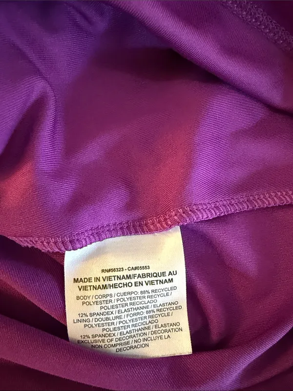 Nike Purple V-Notch Performance Tank - Image 6
