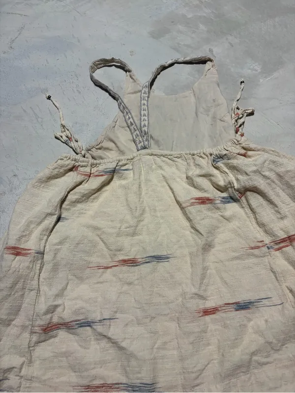 Free people arizona mini Boho Embroidered Cream dress XS - Image 6