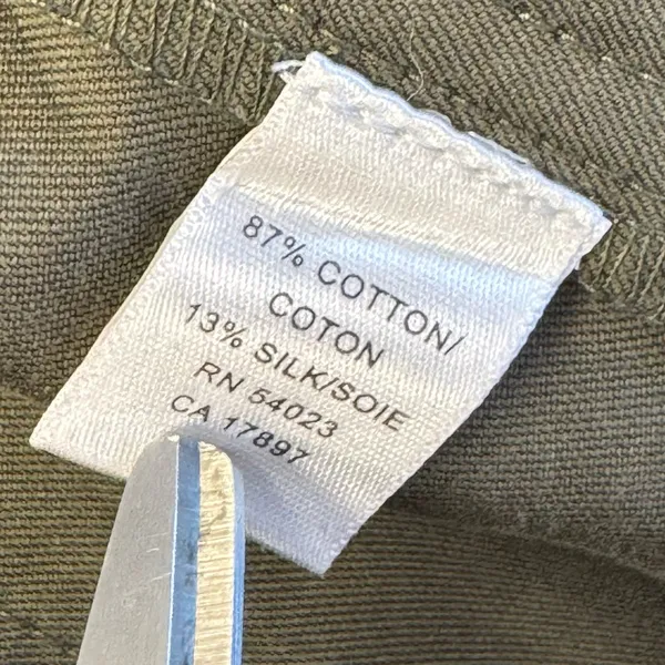 NWOT Banana Republic Cotton Silk Cargo‎ Safari Mini Skirt Military Green Sz 2 - Image 6