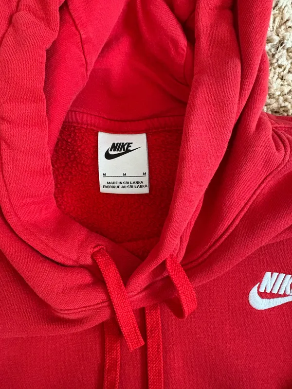 Red Nike Sweatshirt Hoodie - Image 4