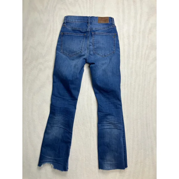 Madewell Cali Demi Boot Jeans Womens‎ Size 23 High Rise Button Fly Distressed - Image 12
