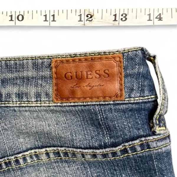 Vintage Y2K GUESS Jeans Women's‎ 27 Low Rise Flare Bootcut - Image 6