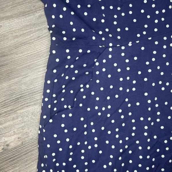 41 Hawthorn Navy and White Mini Dress - Image 3