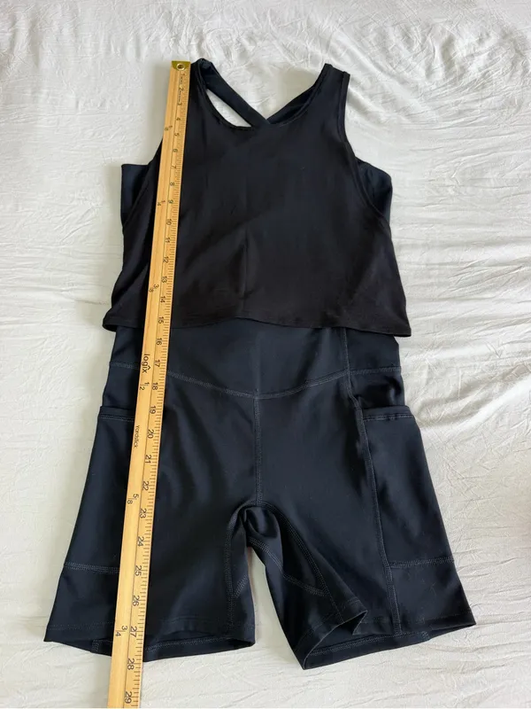 FP Movement Women's Athleisure Biker Unitard Romper Shorts XS Yoga Gym NWOT - Image 4