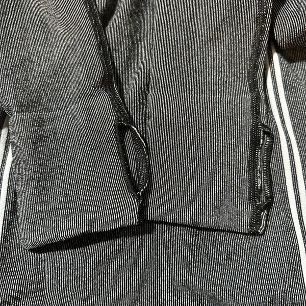 ATHLETA Dark Gray and black Hoodie with Decorative Yoke - Image 8