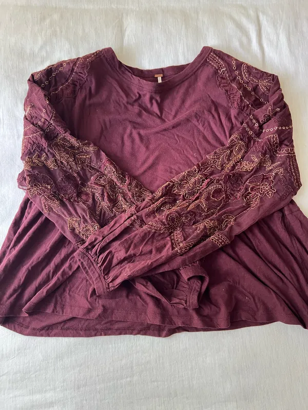 Free People Embroidered Top - Image 4